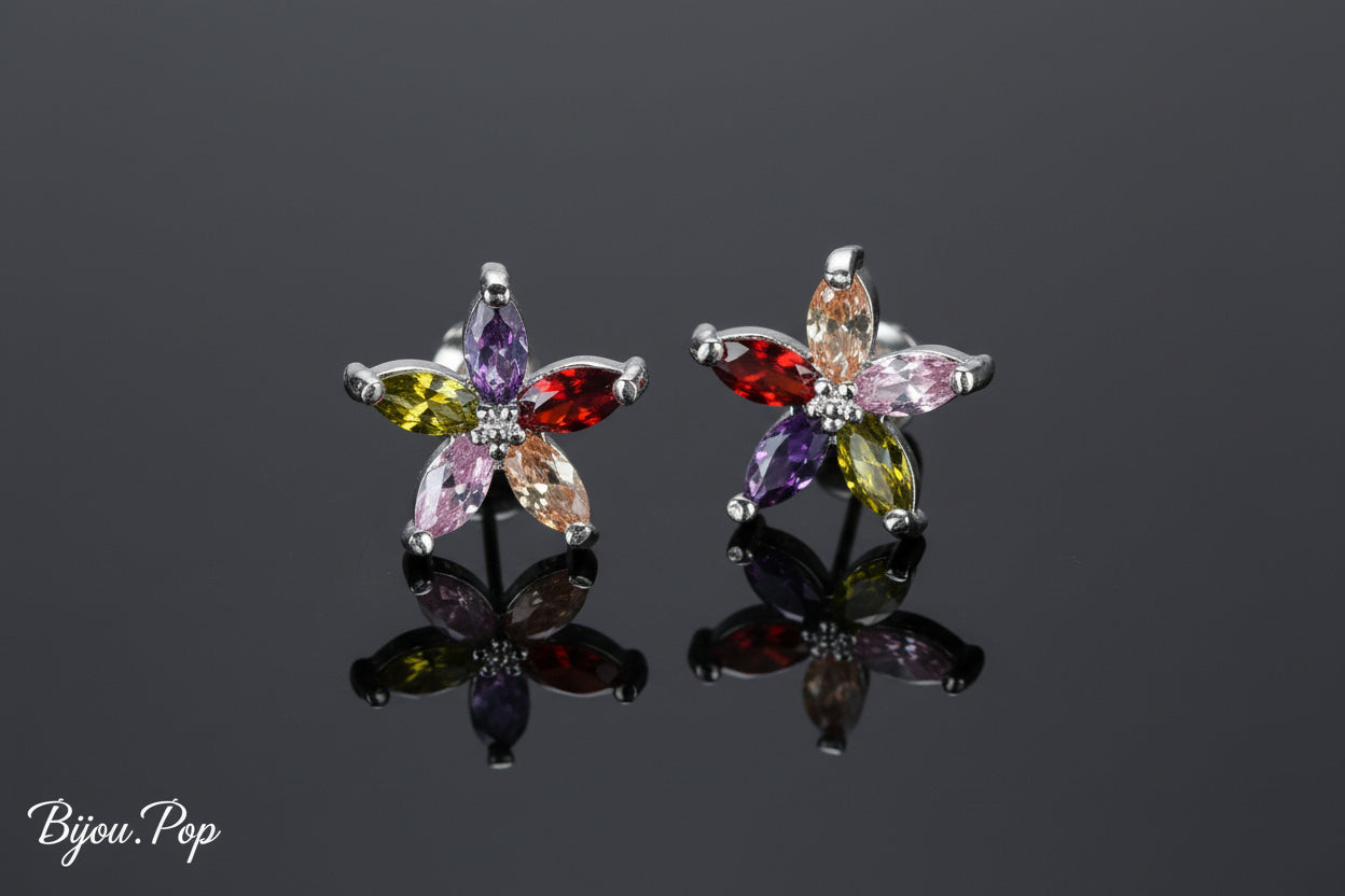 Midnight Celestial Star Studs