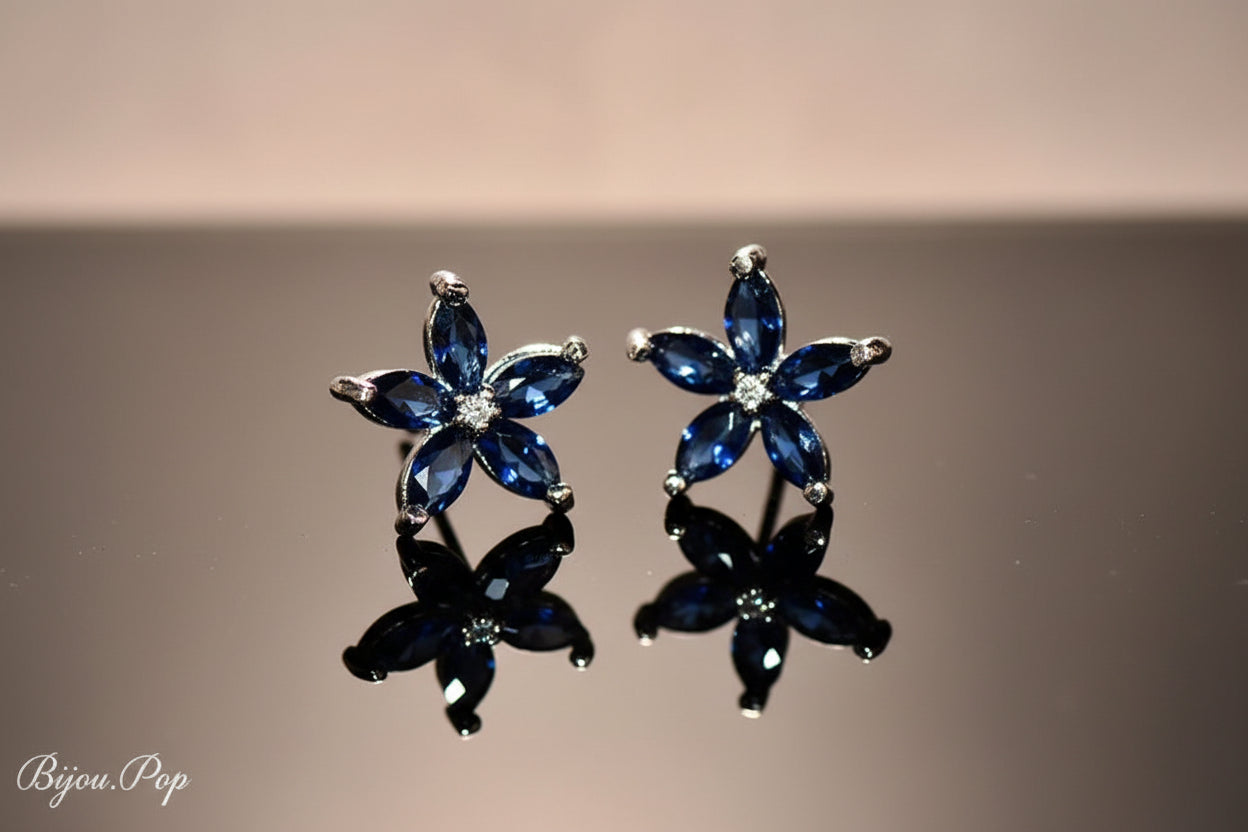 Midnight Celestial Star Studs