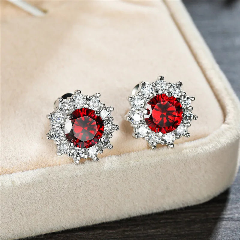 Midnight Crystal Double Stud Earrings