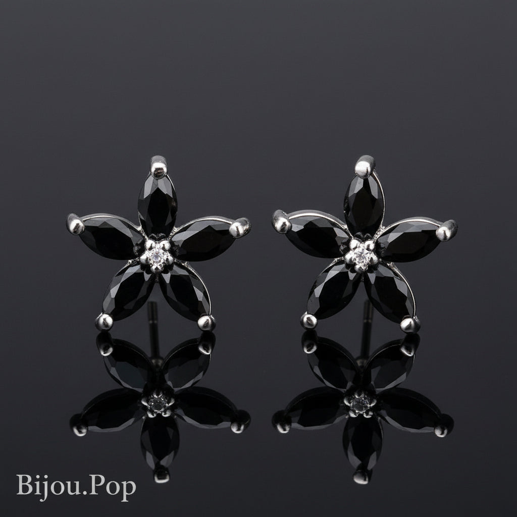 Midnight Celestial Star Studs